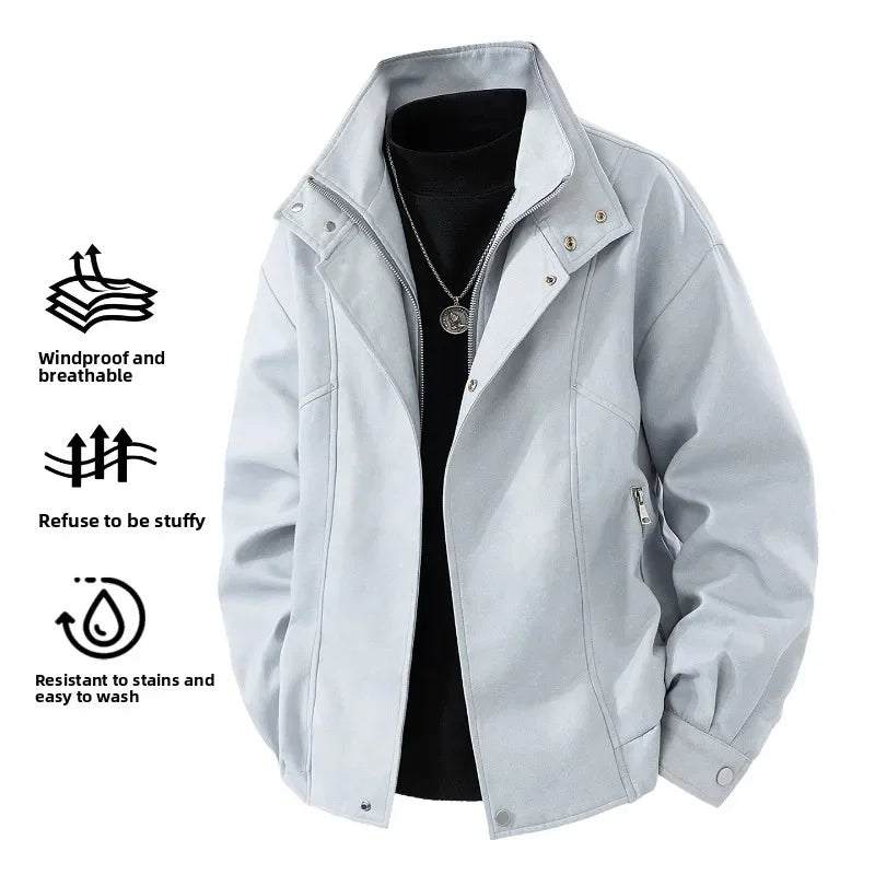 Chaqueta de piloto de calle de dos piezas para hombre