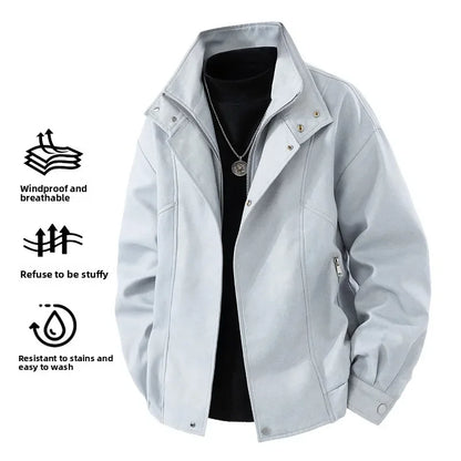 Chaqueta de piloto de calle de dos piezas para hombre