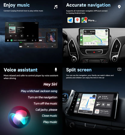 NUEVO Carplay inalámbrico 2 en 1 con IA, Android Auto Plug and Play 2025