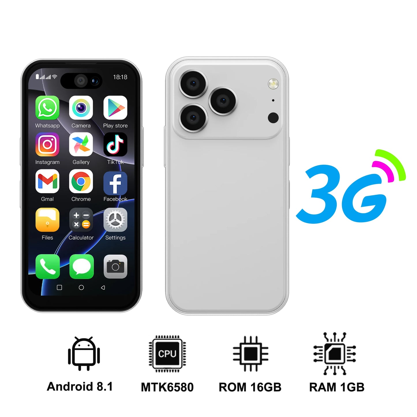 SERVO 17PRO MAX 3G, nuevo smartphone Android de 3,75 pulgadas