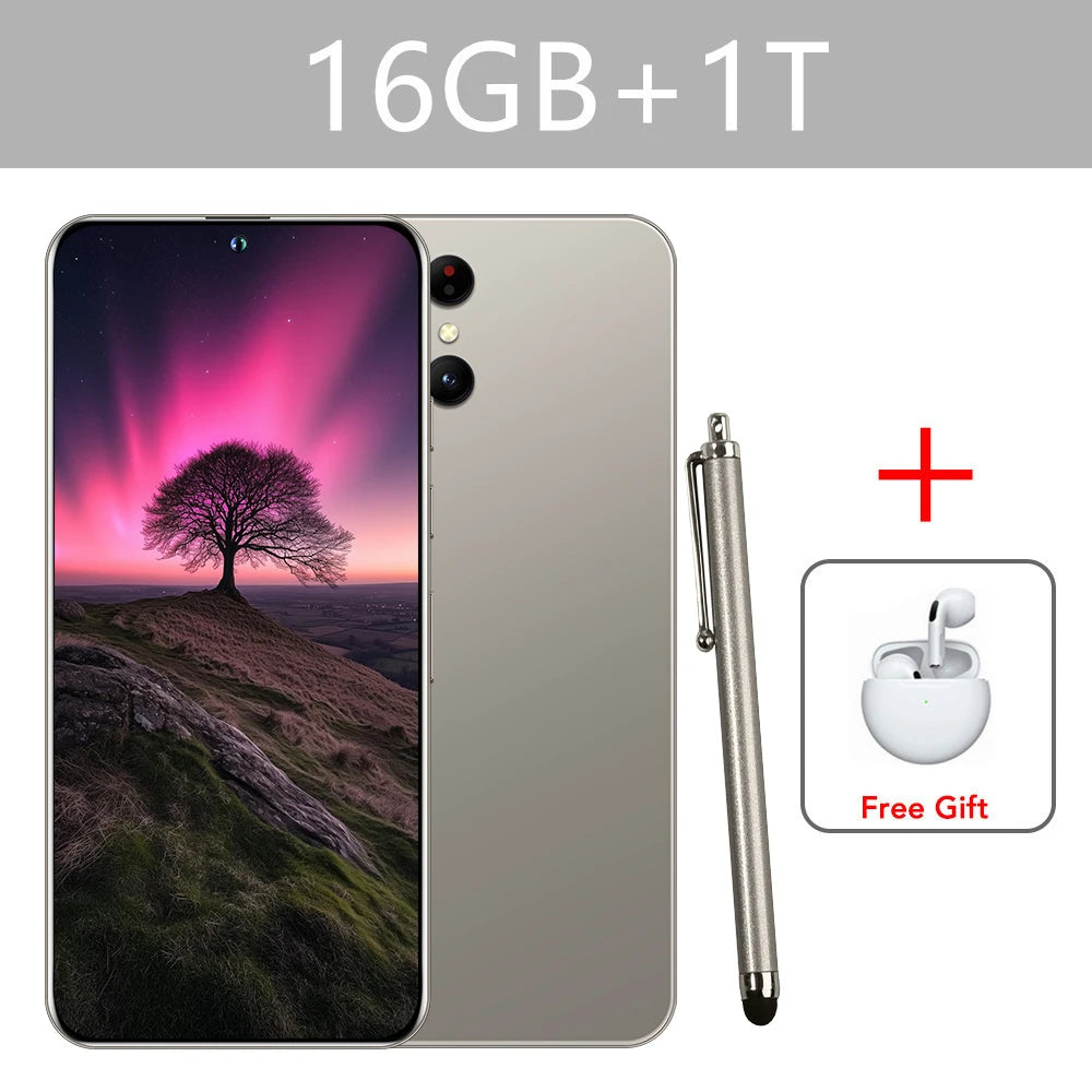 Teléfonos celulares originales S+ 25 Ultra 7.3HD Smartphone económico