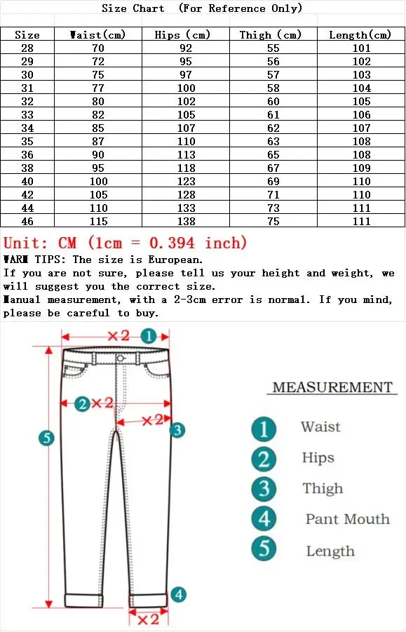 Pantalones vaqueros elásticos informales de negocios, clásicos, azules