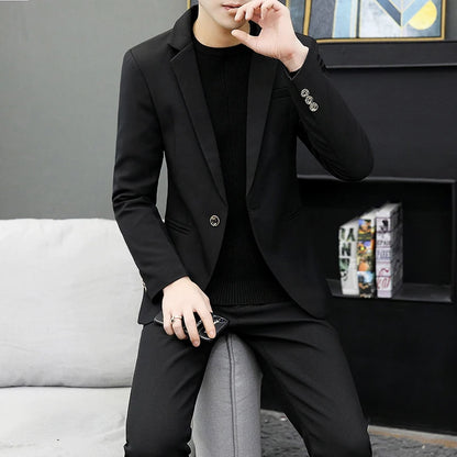 Traje casual de alta calidad 2024 para hombre (traje + pantalón)