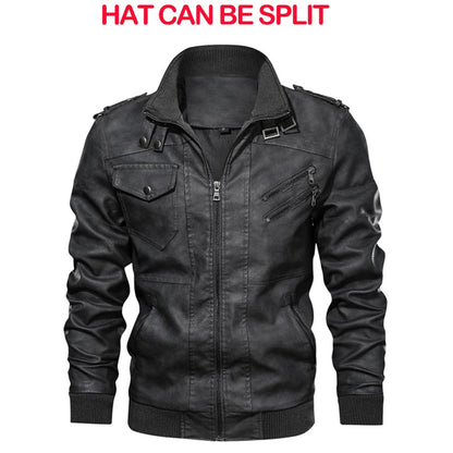 Nuevas chaquetas de cuero KB para hombre, chaquetas casuales