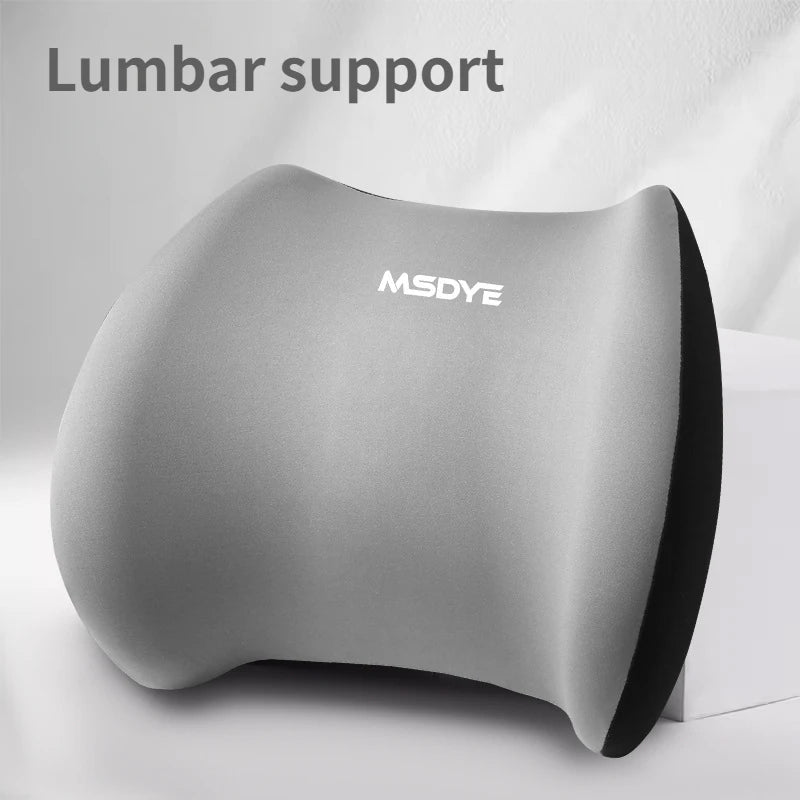 Reposacabezas/soporte lumbar para coche, almohada para el cuello