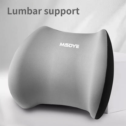 Reposacabezas/soporte lumbar para coche, almohada para el cuello