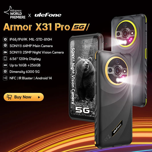 Ulefone Armor X31 Pro 5G Teléfono robusto Android 14