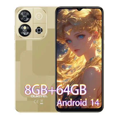 Smartphone Android 4G OUKITEL C57S de 14" con 8 GB (2+6) de RAM y 64 GB