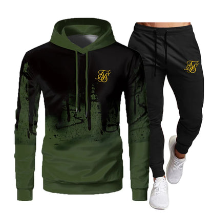 Sudadera con capucha Sik Silk para hombre, ropa deportiva informal