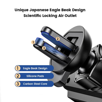 Soporte de teléfono para coche Gravity con ventilación de aire
