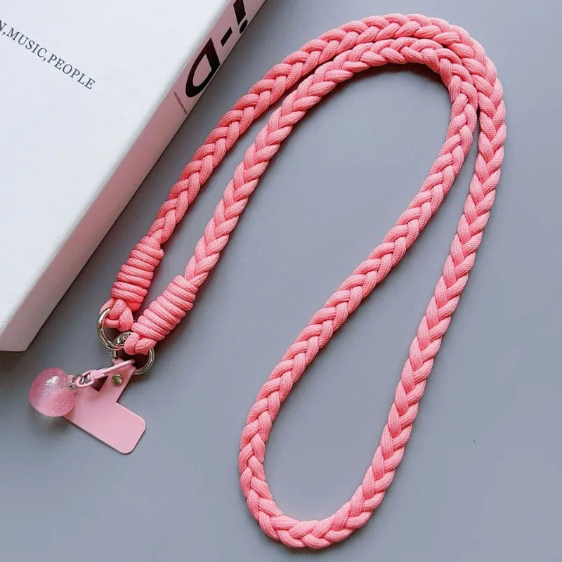 Cordón universal creativo para teléfono móvil, correa cruzada larga