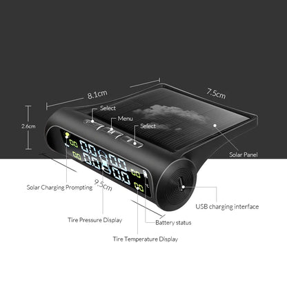 Sistema de monitoreo de presión de neumáticos TPMS inteligente para automóvil