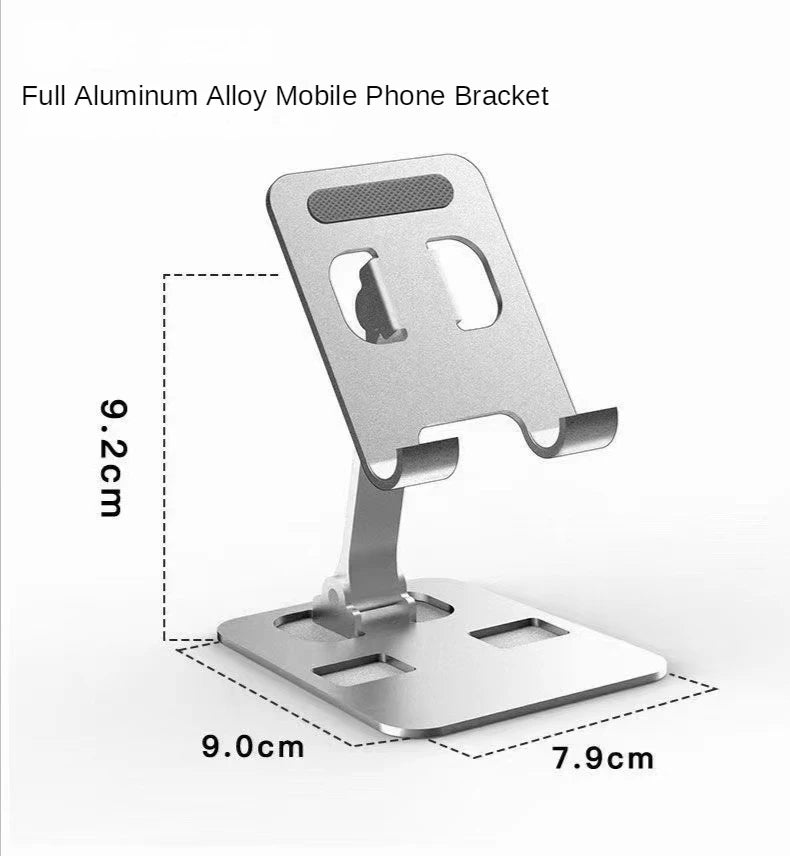 Soporte universal plegable de aleación de aluminio para teléfono de escritorio