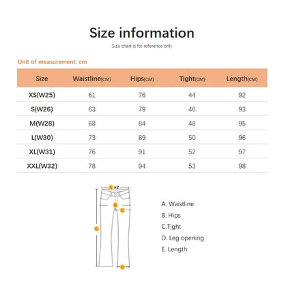 Pantalones vaqueros ajustados elásticos para mujer, pantalones de tubo
