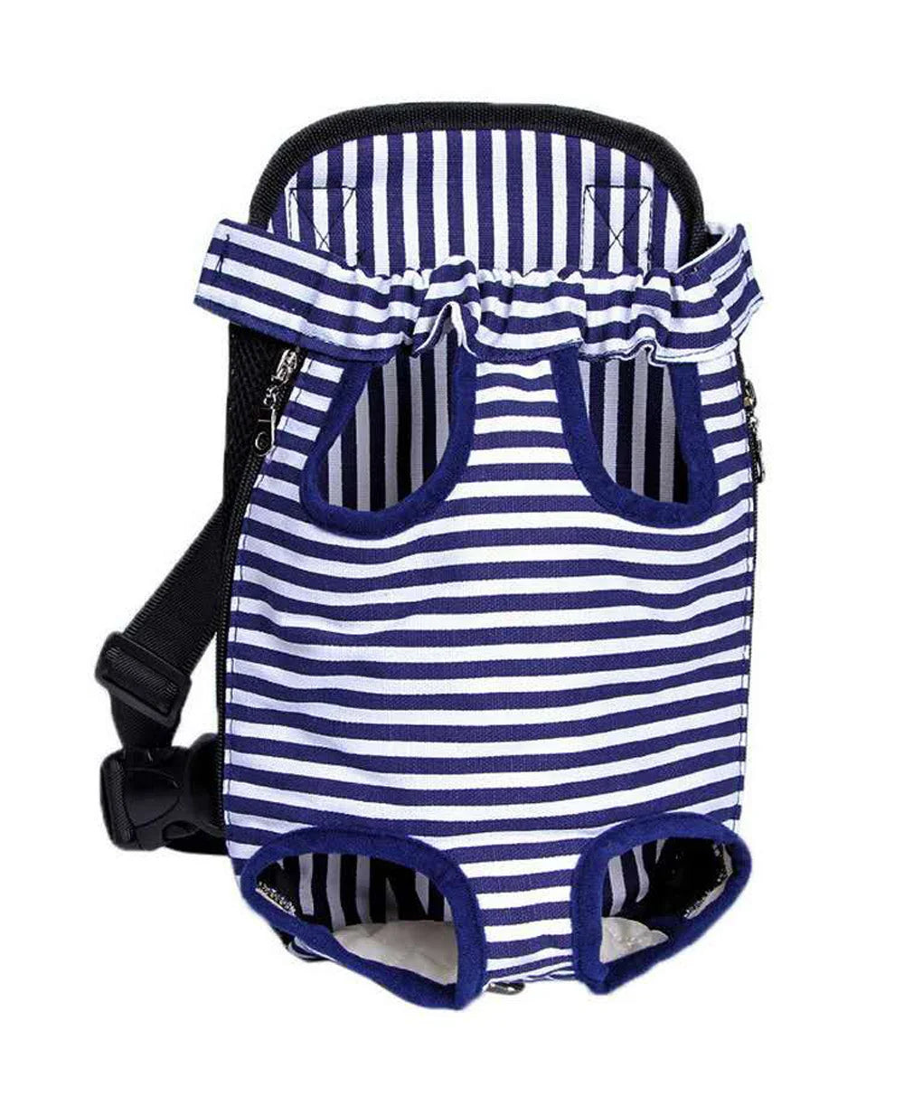 Bolsa de transporte ajustable para gatos, mochila de doble hombro para mascota