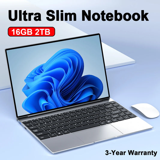 Portátil ultradelgado de 14,1", 16 GB de RAM, 2 TB de SSD, Windows 11 Pro