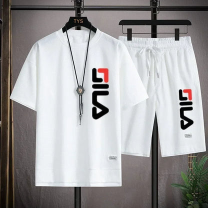Nuevo conjunto de dos piezas de camiseta y pantalones cortos