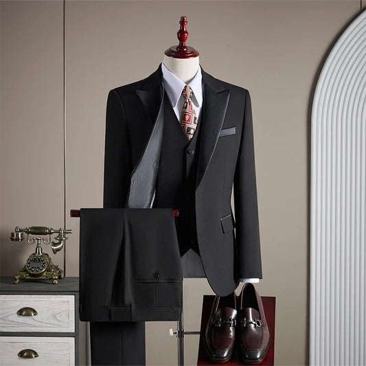 Traje de lana tasto de alta calidad, moderno y elegante