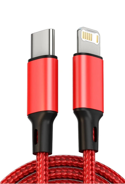 Cable cargador PD de 30 W para iPhone 14, 13, 12, 11 Pro Max, Mini, XR, XS