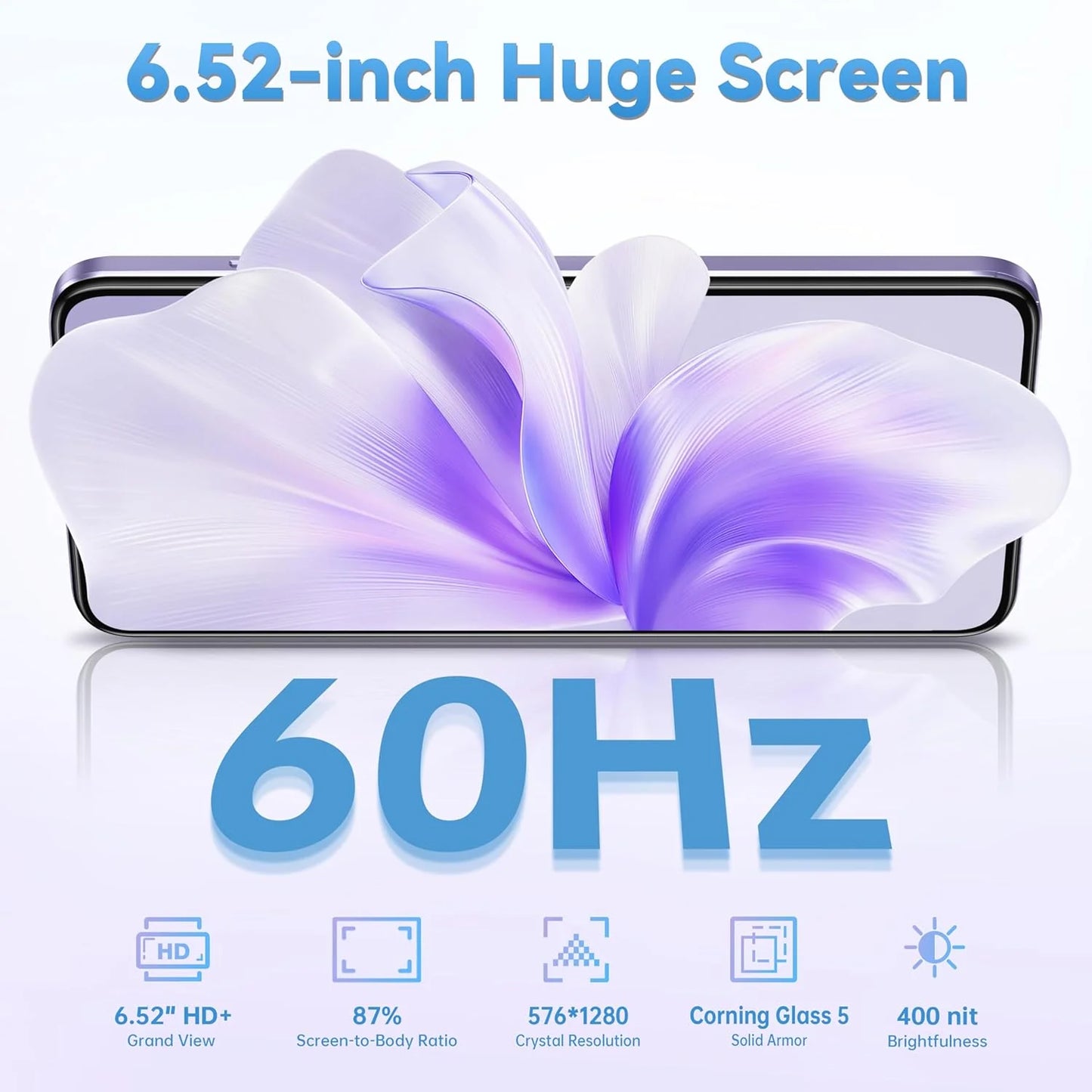 Smartphone Android 4G OUKITEL C57S de 14" con 8 GB (2+6) de RAM y 64 GB