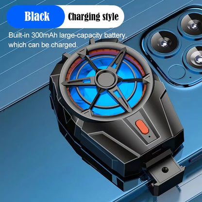 Enfriador de teléfono móvil, ventilador portátil recargable para juegos