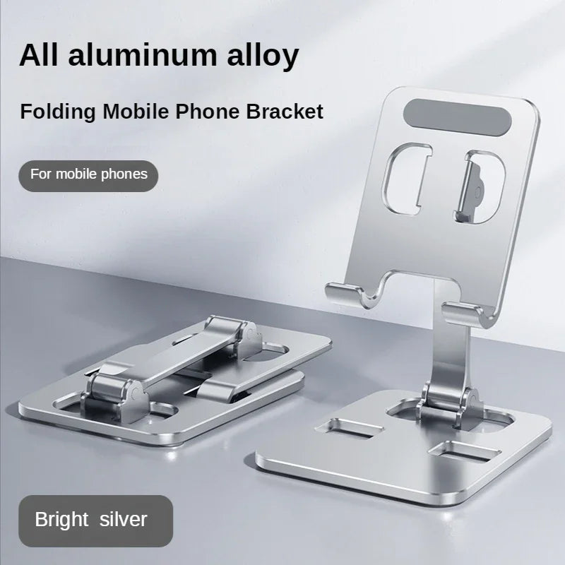 Soporte universal plegable de aleación de aluminio para teléfono de escritorio