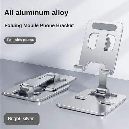 Soporte universal plegable de aleación de aluminio para teléfono de escritorio