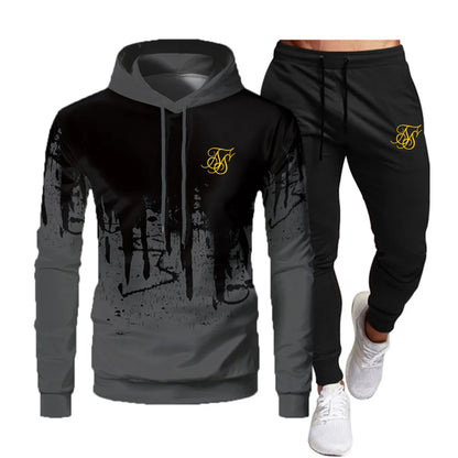 Sudadera con capucha Sik Silk para hombre, ropa deportiva informal