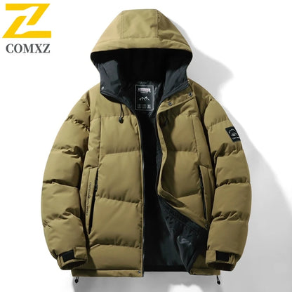 Chaqueta de plumón de algodón de alta calidad para hombre, abrigo de algodón