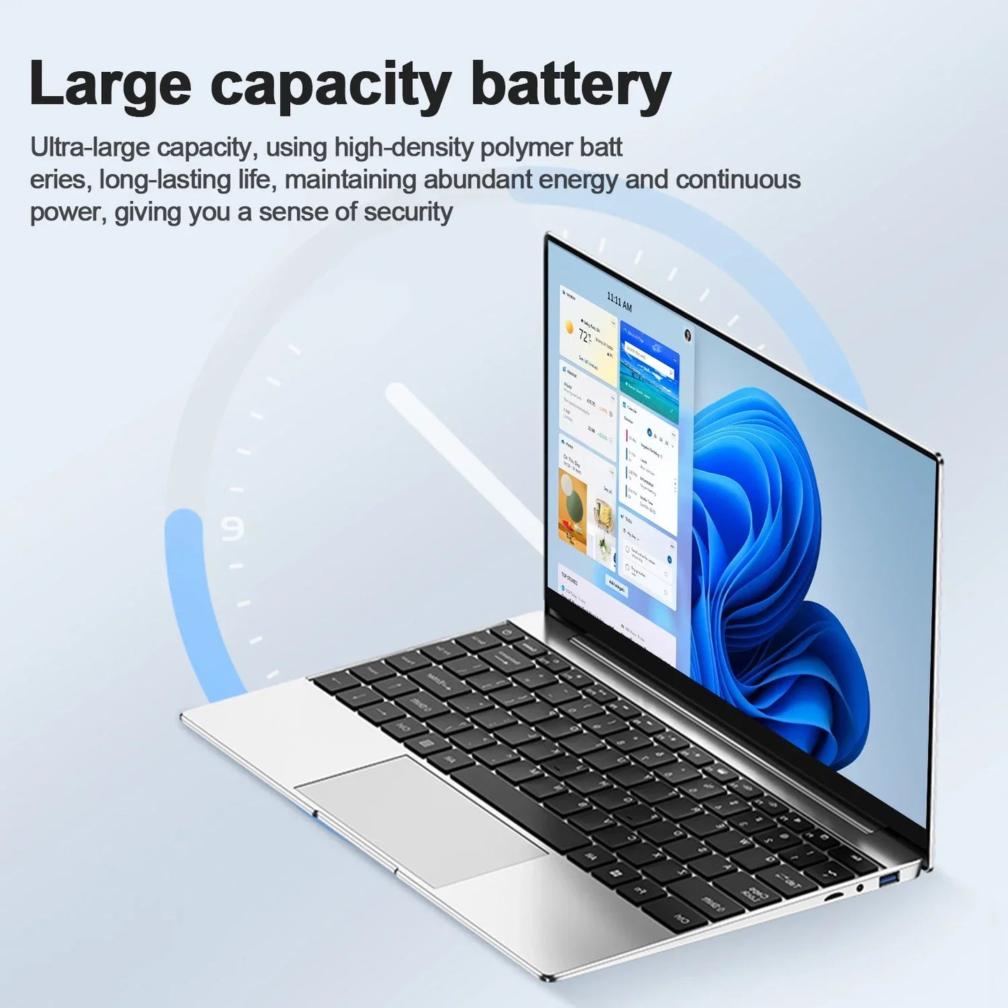 Portátil ultradelgado de 14,1", 16 GB de RAM, 2 TB de SSD, Intel N3700