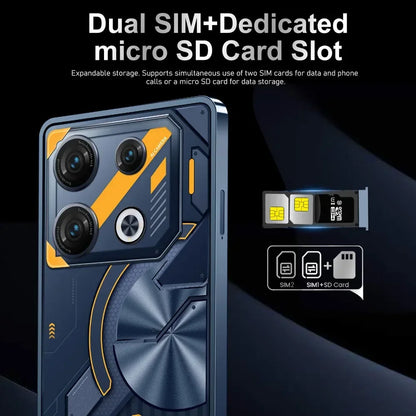 Teléfono inteligente GT10 Pro 2025 original, 4G, 5G, 7.3 pulgadas HD