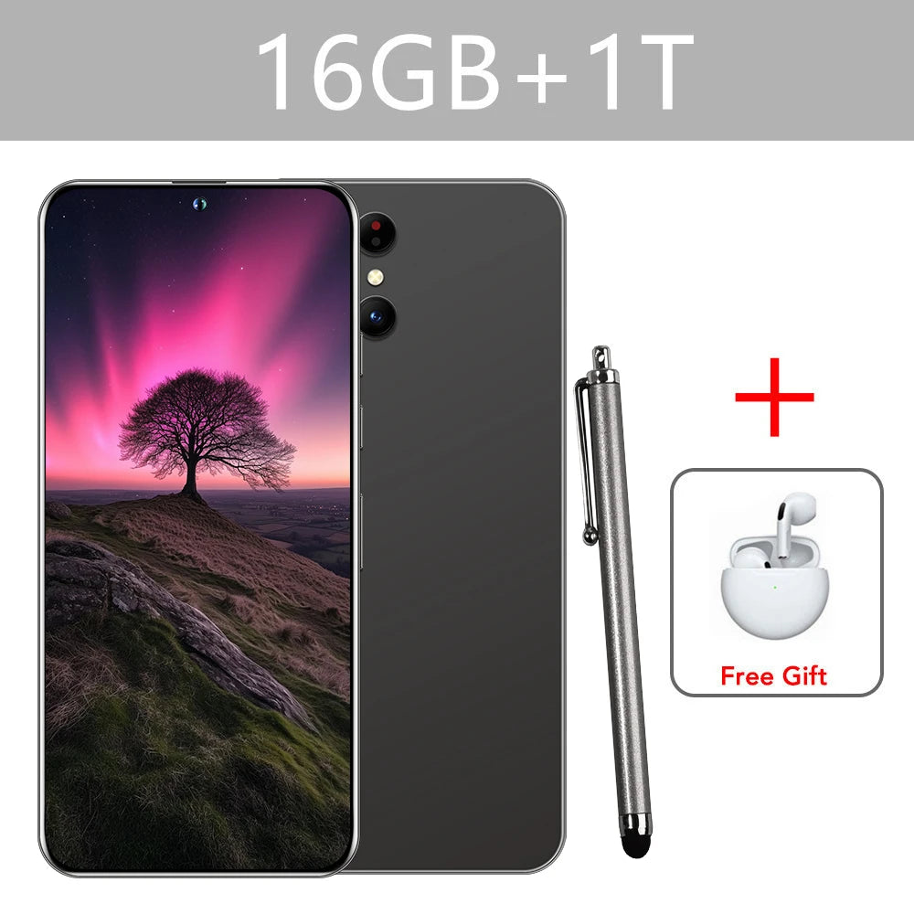 Teléfonos celulares originales S+ 25 Ultra 7.3HD Smartphone económico