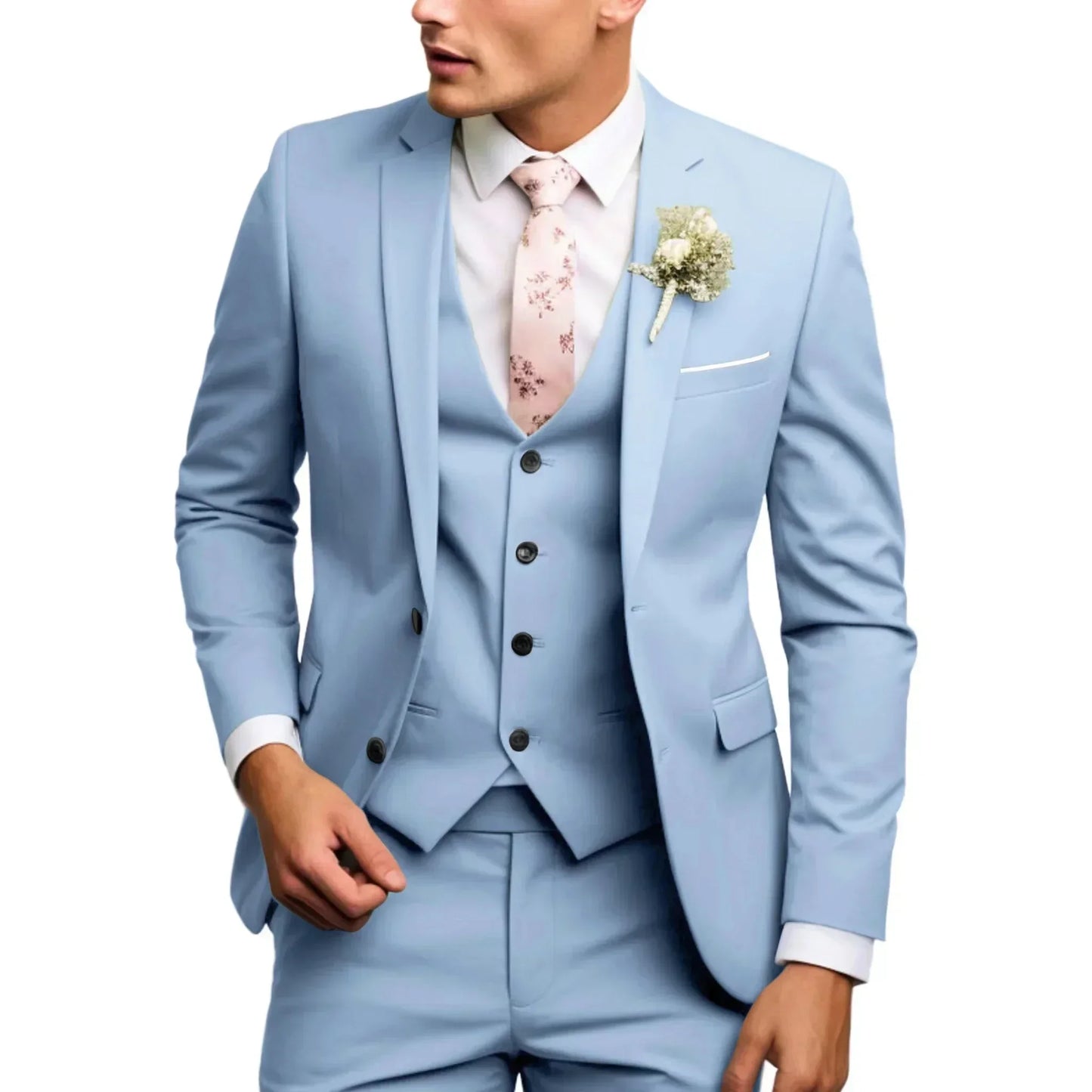 Trajes de hombre de corte entallado, corte regular, elegante
