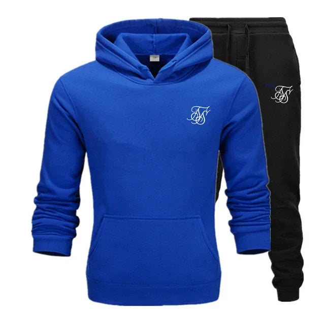 Conjunto deportivo de 2 piezas para hombre, chándal ajustado