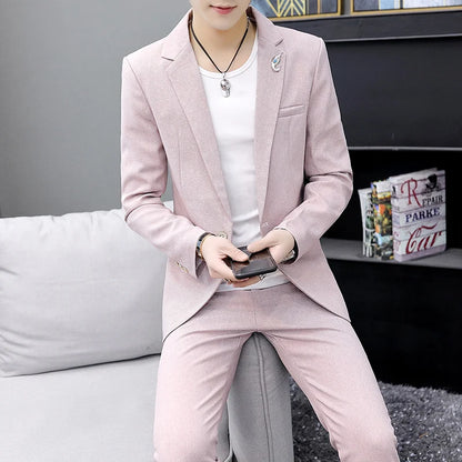 Traje casual de alta calidad 2024 para hombre (traje + pantalón)