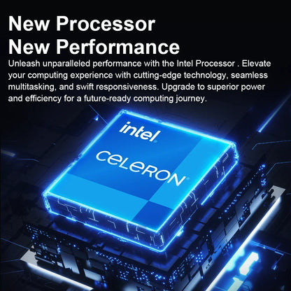 Computadora portátil de 15.6" con Intel Celeron N4000, desbloqueo por huella