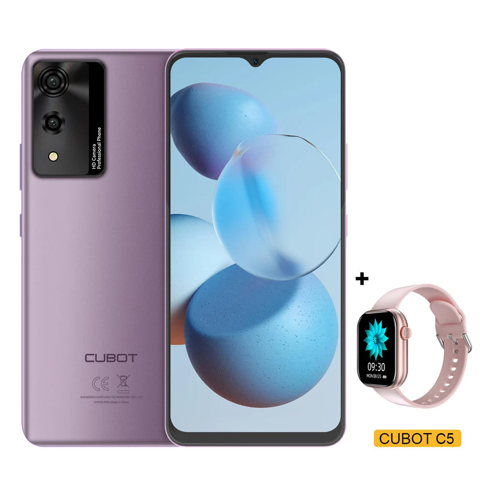 Smartphone Android Cubot A10, 12 GB de RAM (4 GB + 8 GB), 128 GB