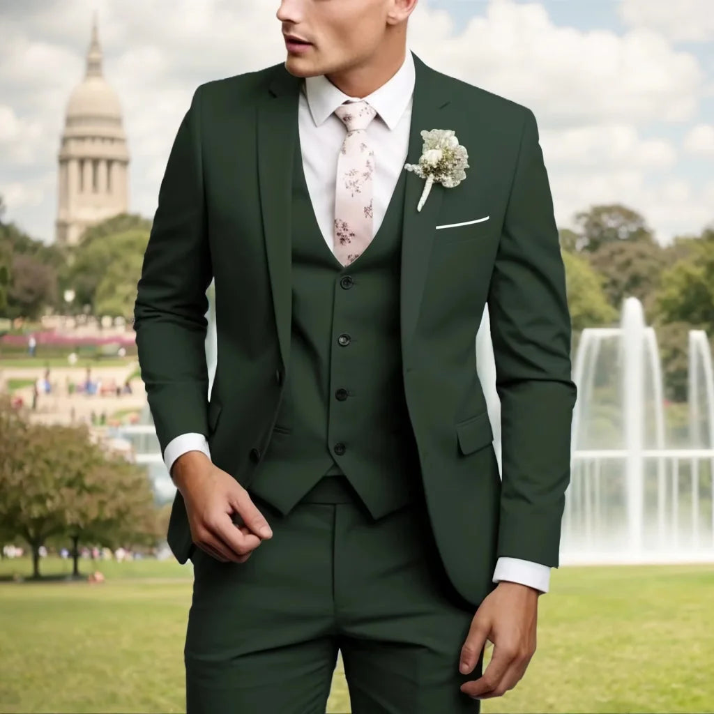 Trajes de hombre de corte entallado, corte regular, elegante