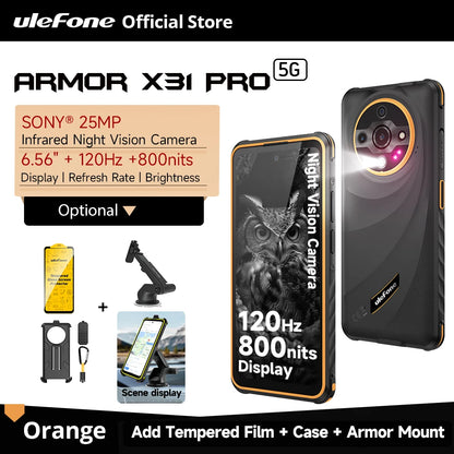 Ulefone Armor X31 Pro 5G Teléfono robusto Android 14