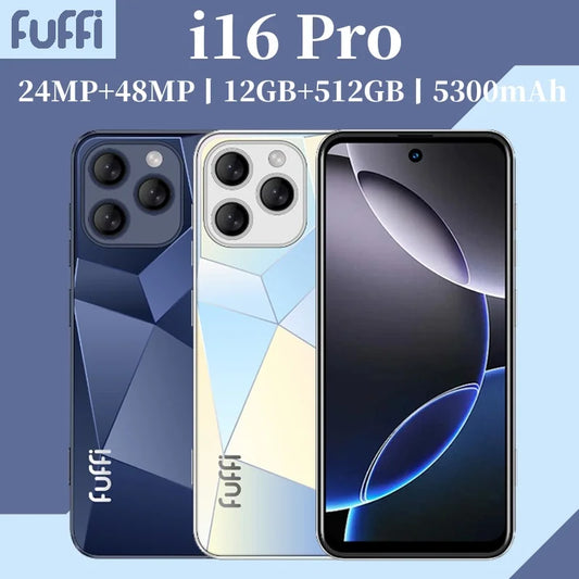 Global Vision I16 Pro Smartphone 5G Android 5300 mAh 12 GB RAM 512