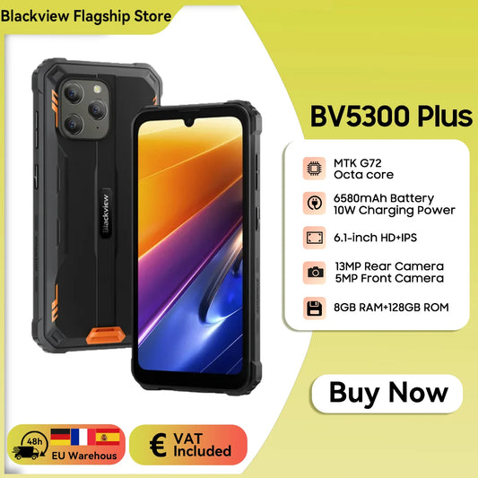 Blackview BV5300 Plus Smartphone robusto Octa-core 6.1'' HD