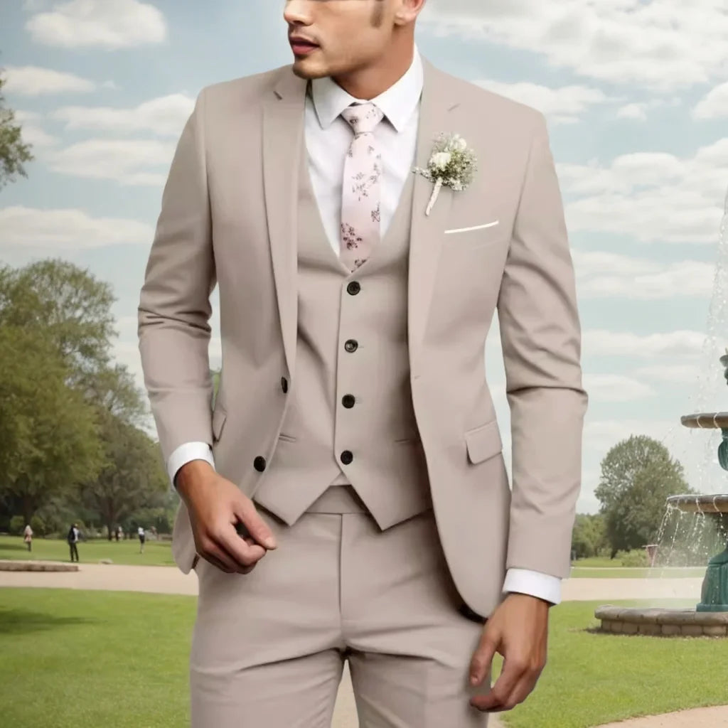 Trajes de hombre de corte entallado, corte regular, elegante