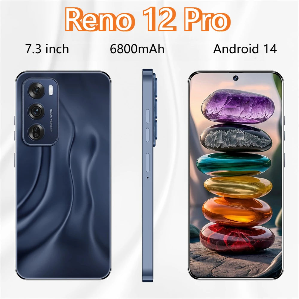 Nuevos teléfonos móviles originales Reno 12 Pro 5G, versión global barata