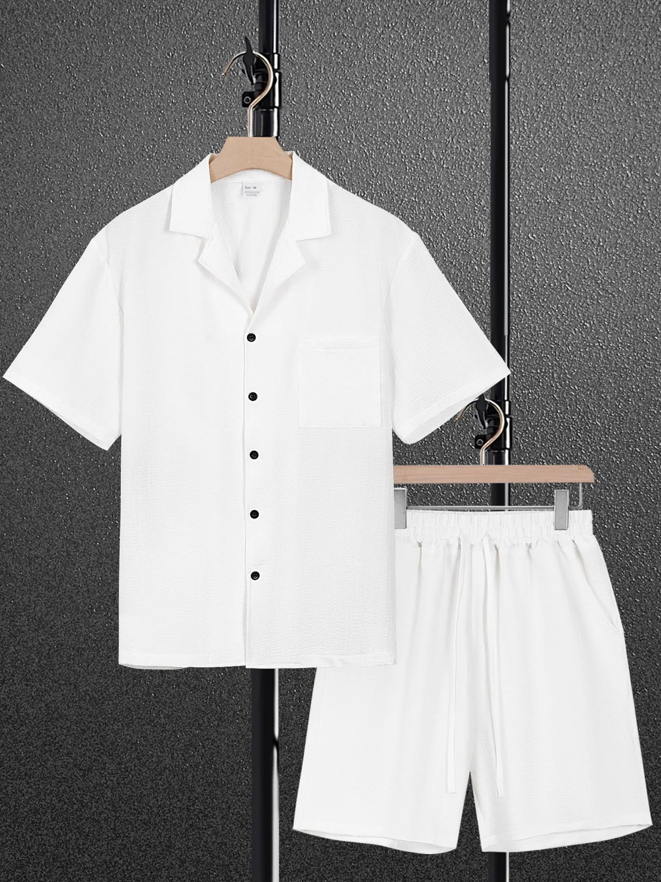 Conjunto deportivo informal de verano de 2 piezas para hombre