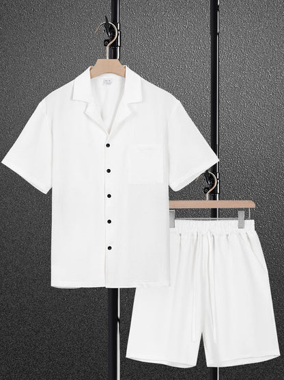 Conjunto deportivo informal de verano de 2 piezas para hombre