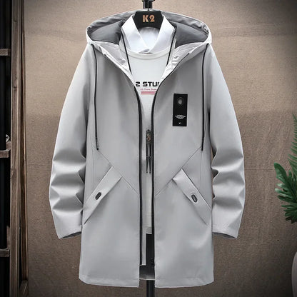 Chaqueta con capucha para hombre, nueva chaqueta de otoño 2025