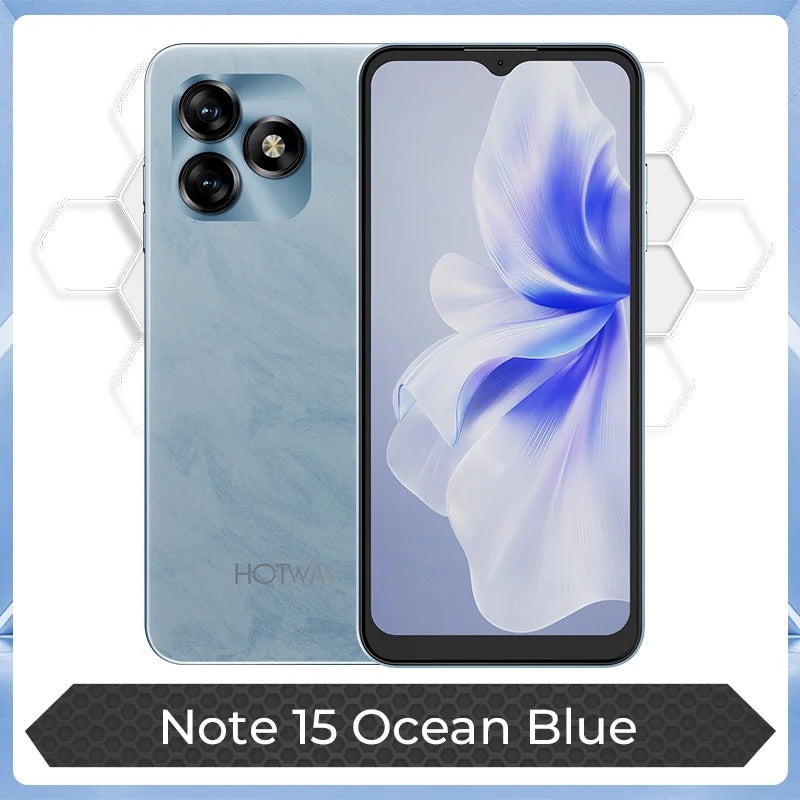 Teléfono inteligente HOTWAV Note 15 con pantalla HD+ de 6,6 pulgadas