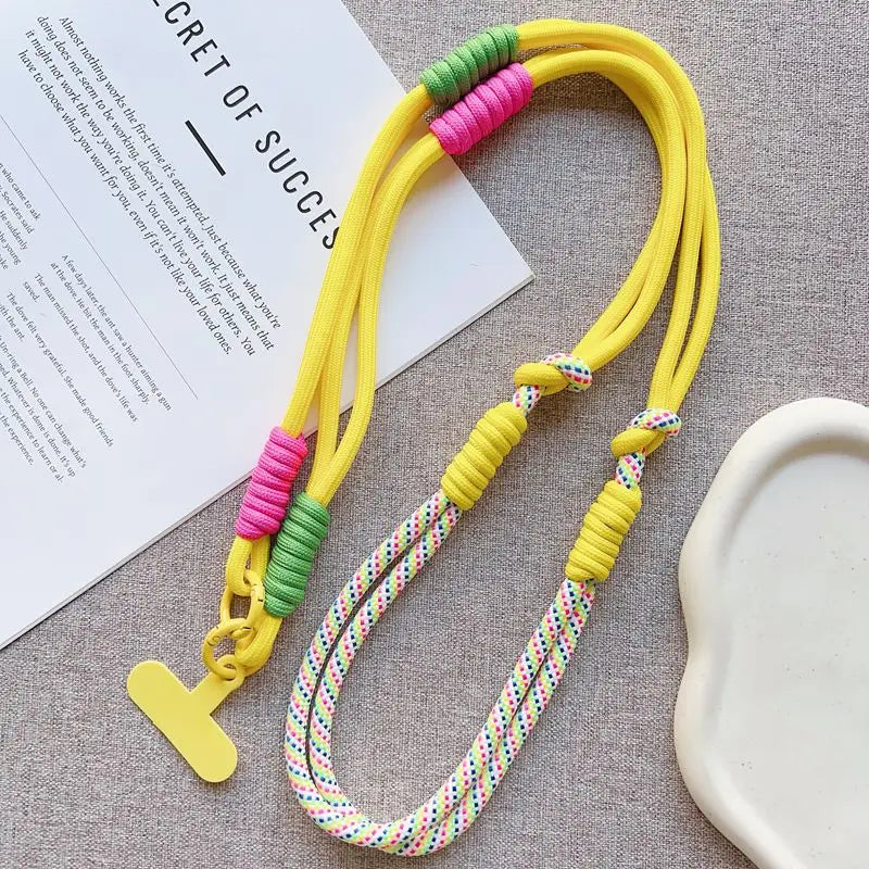 Cordón ajustable para teléfono de Corea, universal, para exteriores