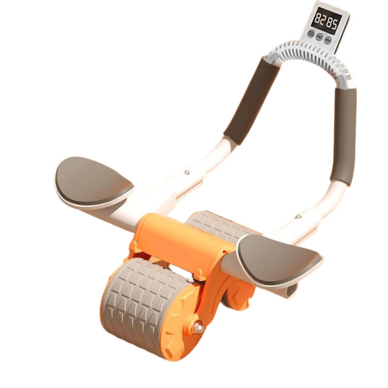 Rueda abdominal de rebote con soporte para codos, rodillo para abdominales