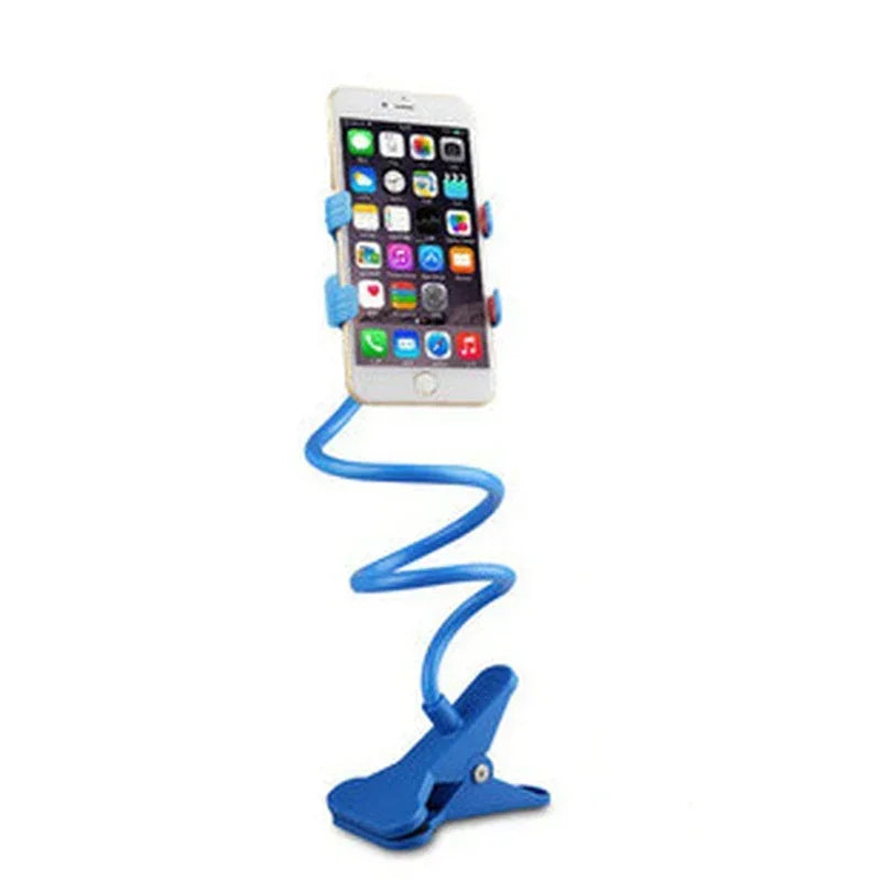 Soporte para teléfono móvil con clip de 360 grados, 70 cm, portátil